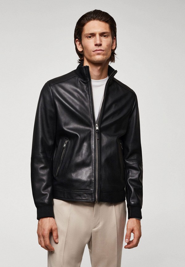 Mango Man Куртка кожаная - ROCKY - фото 1