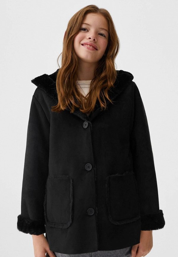 Mango Kids Дубленка - CHOCOLAT - фото 1