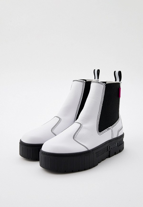 PUMA Ботинки - Mayze Chelsea Pop Wns Puma White-Puma Bl - фото 3