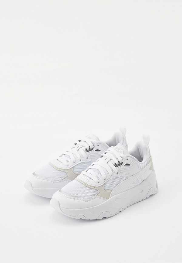 PUMA Кроссовки - Trinity Jr PUMA White-PUMA White-PUMA Si - фото 3