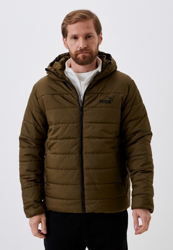 PUMA Куртка утепленная - ESS Hooded Padded Jacket Deep Olive - фото 1