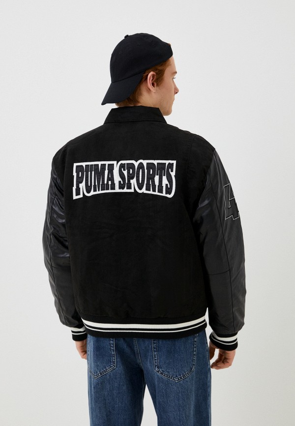 PUMA Куртка утепленная - PUMA TEAM Varsity Jacket PUMA Black - фото 3