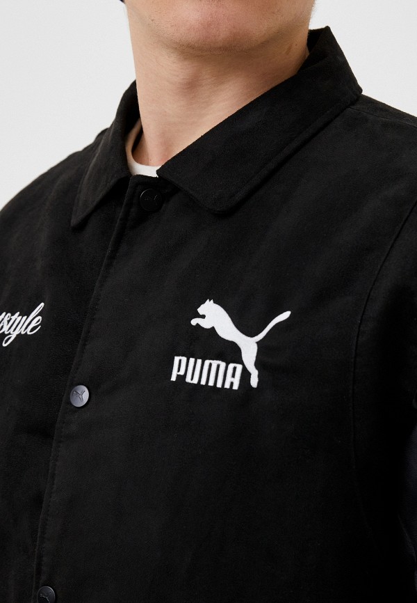 PUMA Куртка утепленная - PUMA TEAM Varsity Jacket PUMA Black - фото 5