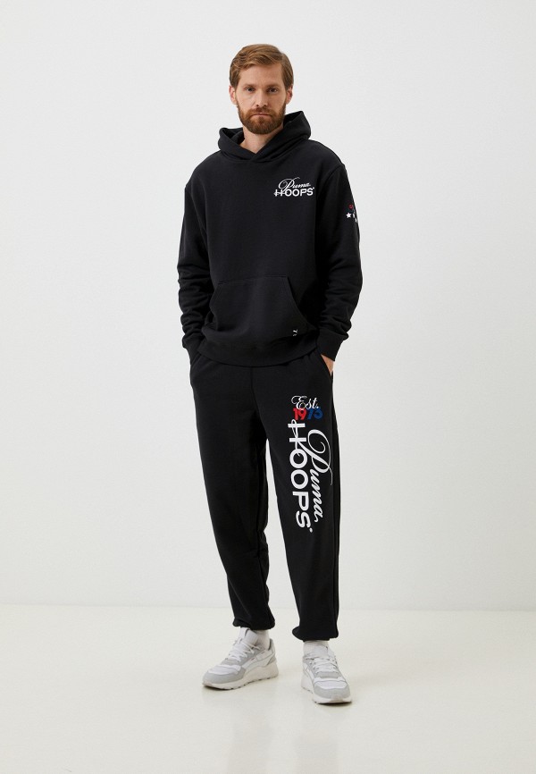Брюки спортивные PUMA FRANCHISE Q3 Graphic Sweat PUMA Black, цвет ...