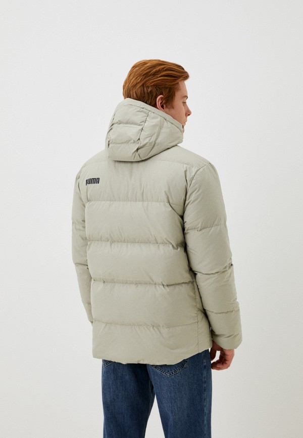 PUMA Пуховик - Hooded Down Puffer Pebble Gray - фото 3