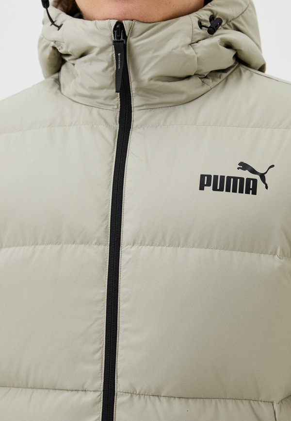 PUMA Пуховик - Hooded Down Puffer Pebble Gray - фото 5