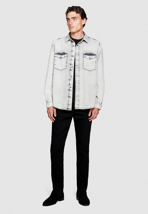 Sisley Рубашка джинсовая - фото 2