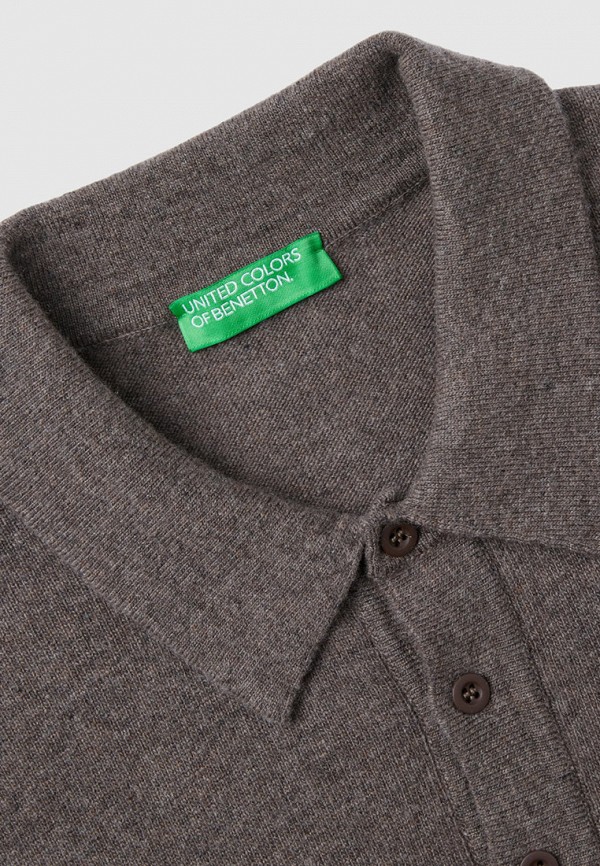 Поло United Colors of Benetton, цвет: коричневый, RTLADA936301 — купить ...