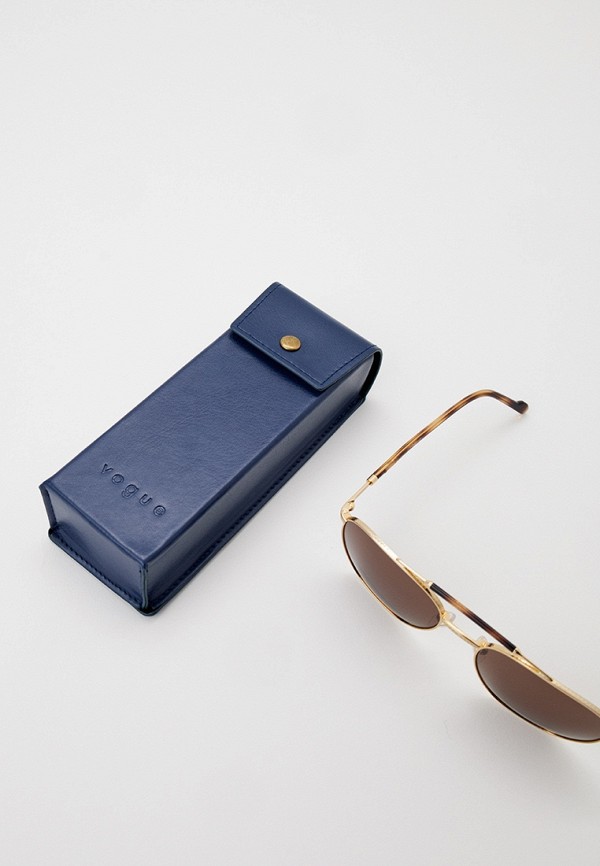 Очки солнцезащитные Vogue® Eyewear VO4256S 280/73, цвет: золотой ...