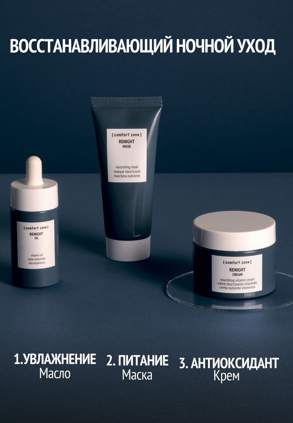 Comfort Zone Масло для лица - питательное витаминное RENIGHT, 30 мл - фото 4