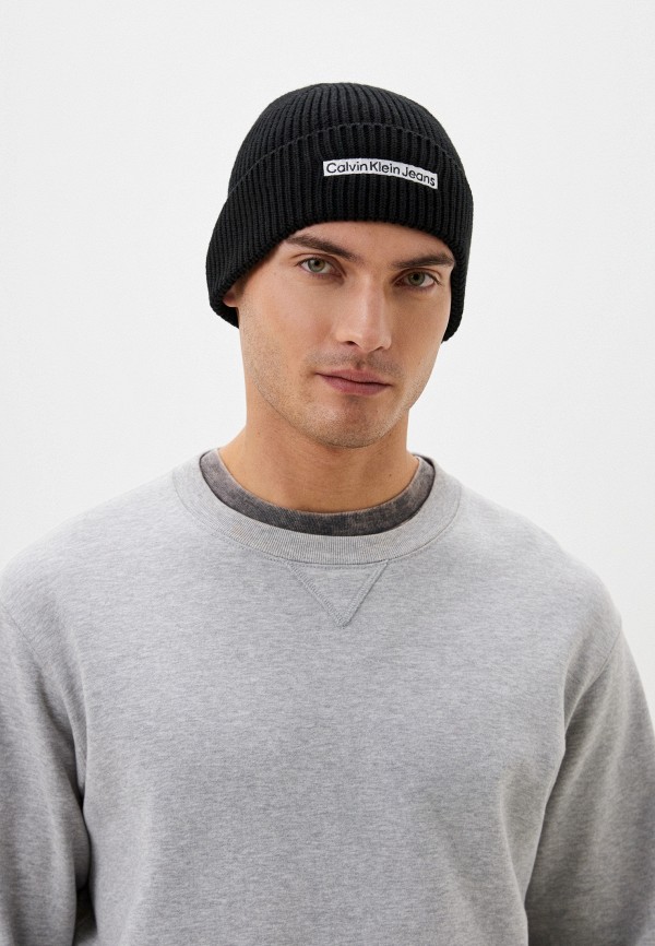 Calvin klein logo beanie deals