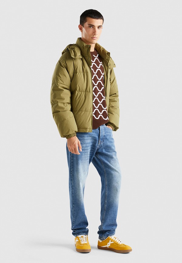 Пуховик United Colors of Benetton, цвет: бежевый, RTLADB356301 — купить ...