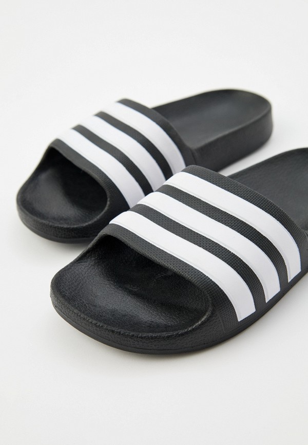 adidas Сланцы - ADILETTE AQUA K CBLACK/FTWWHT/CBLACK - фото 2