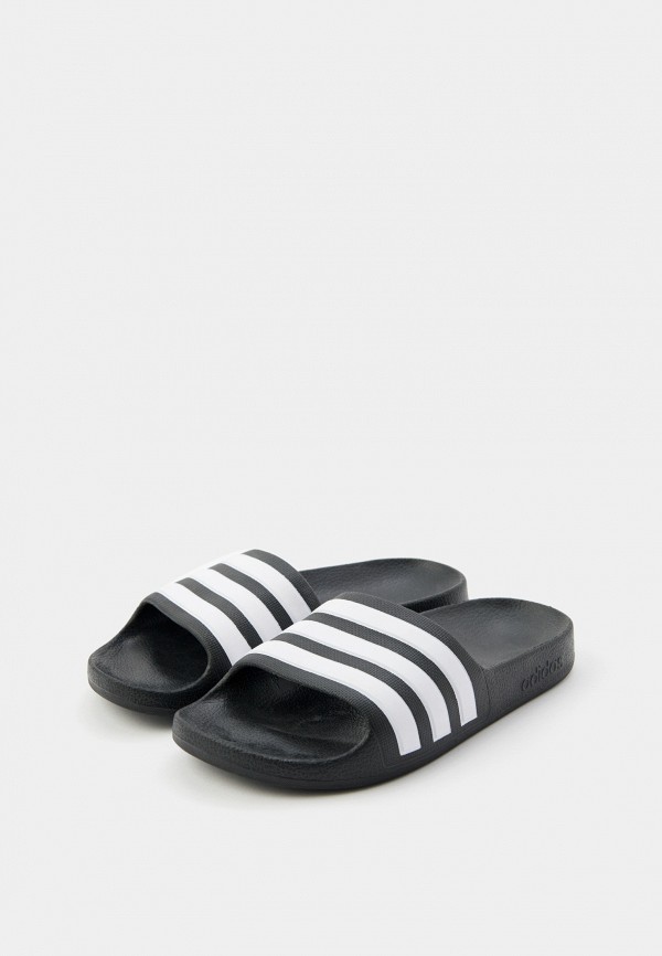 adidas Сланцы - ADILETTE AQUA K CBLACK/FTWWHT/CBLACK - фото 3