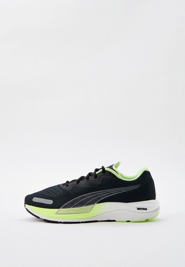 PUMA Кроссовки - Velocity Nitro 2 Puma Black-Speed Green - фото 1