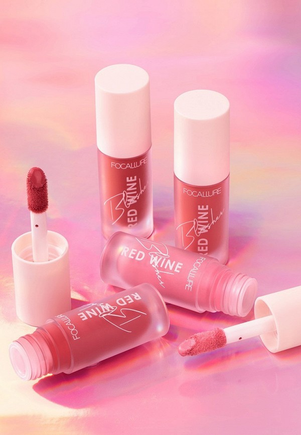 Румяна Focallure жидкие Hangover Red Wine Blusher, тон B01, 5 г, цвет ...