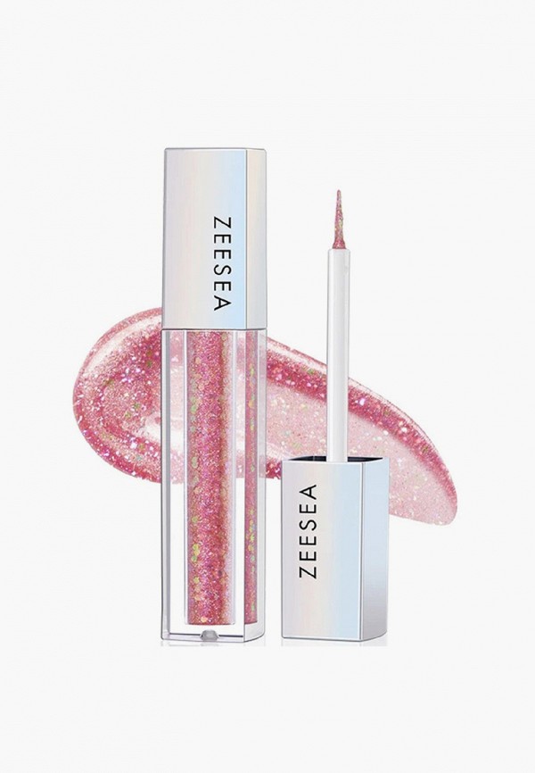 Zeesea Жидкие тени для век - кремовые, со сверкающими частицами - фото 1