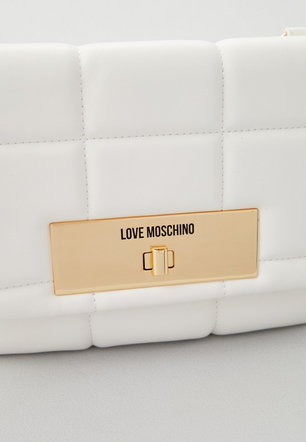 Сумка Love Moschino, цвет: белый, RTLADB852001 — купить в интернет ...