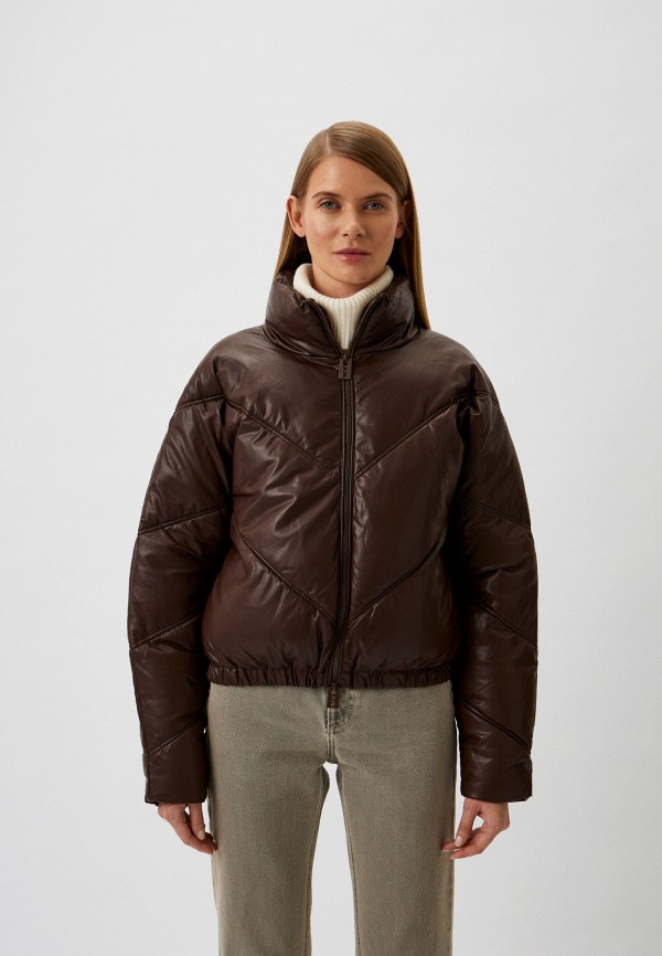 Jijil Куртка кожаная утепленная - фото 1