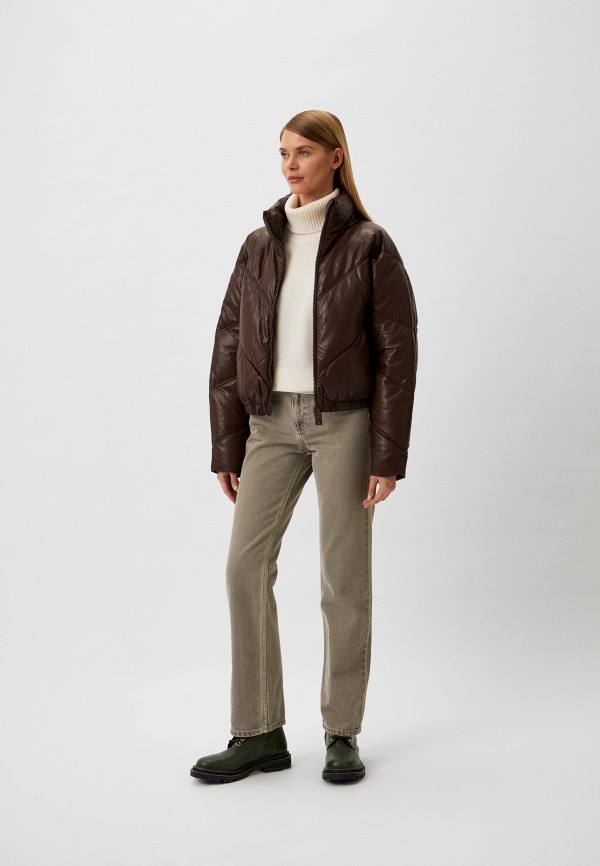 Jijil Куртка кожаная утепленная - фото 2