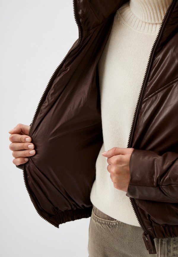 Jijil Куртка кожаная утепленная - фото 5