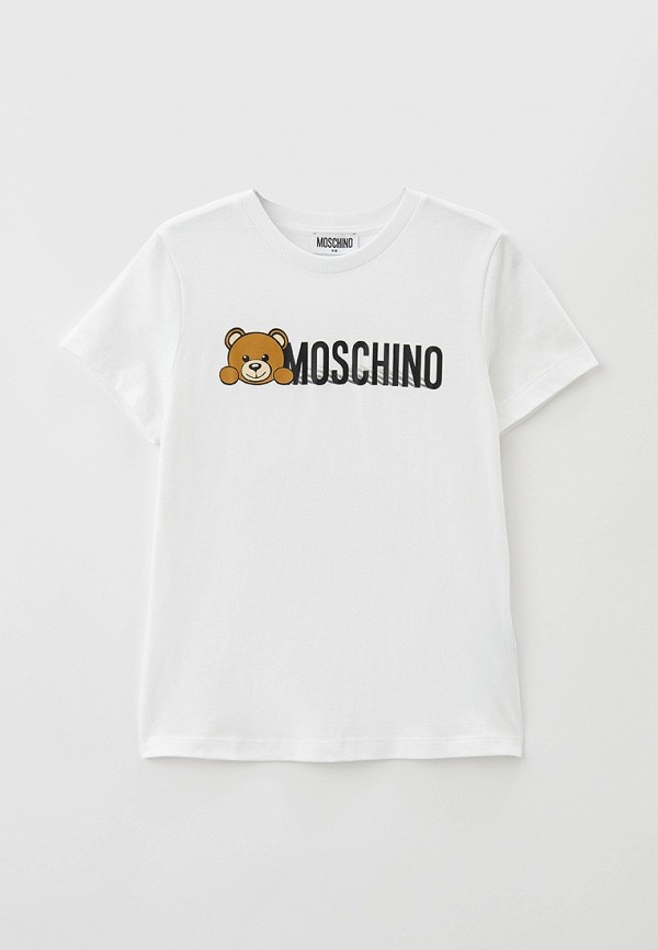 Футболка Moschino Kid, цвет: белый, RTLADB977301 — купить в интернет ...