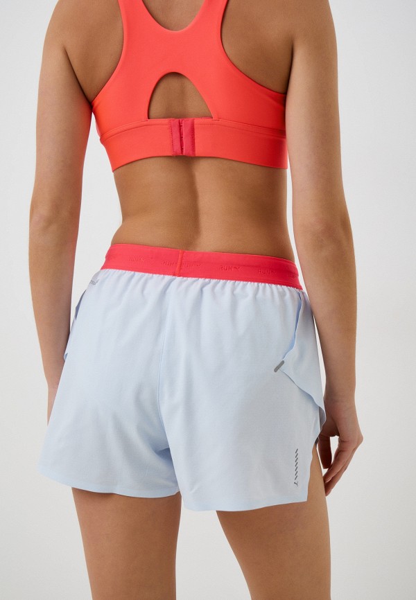 Шорты спортивные PUMA RUN ULTRAWEAVE SPLIT SHORT W Icy Blue, цвет ...