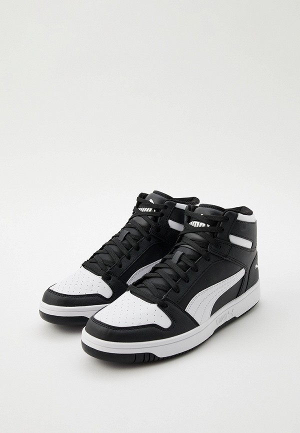 PUMA Кеды - Rebound LayUp SL Puma Black-Puma Wh - фото 3