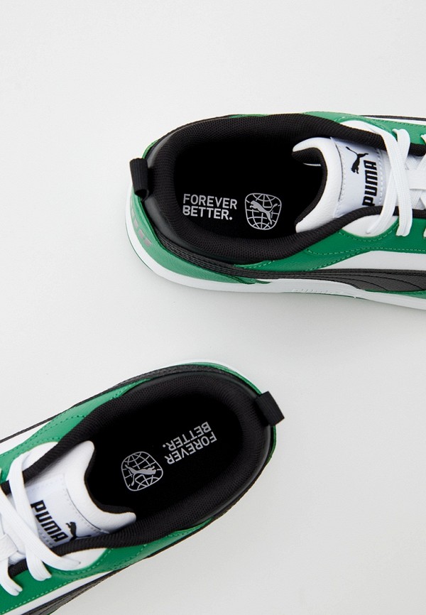 PUMA Кеды - Rebound v6 Low PUMA White-PUMA Black-Arc - фото 4