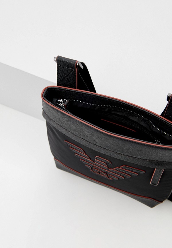 Emporio Armani Сумка - BLACK/ORANGE DETAIL - фото 4