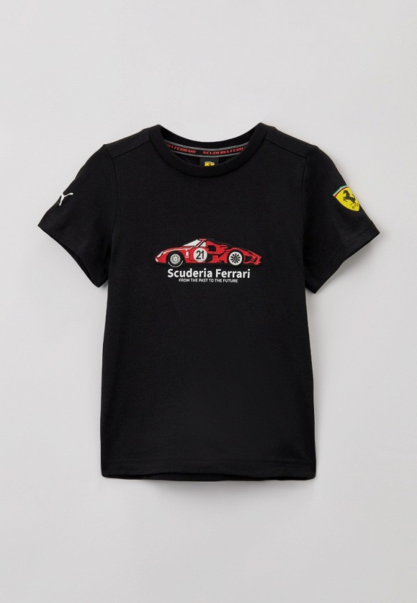 PUMA Футболка - Ferrari Race Graphic Tee 1 PUMA Black - фото 1