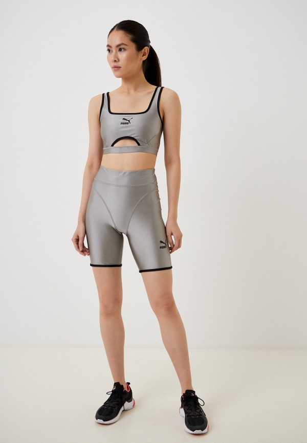 PUMA Велосипедки - DARE TO Short Tights Concrete Gray - фото 2