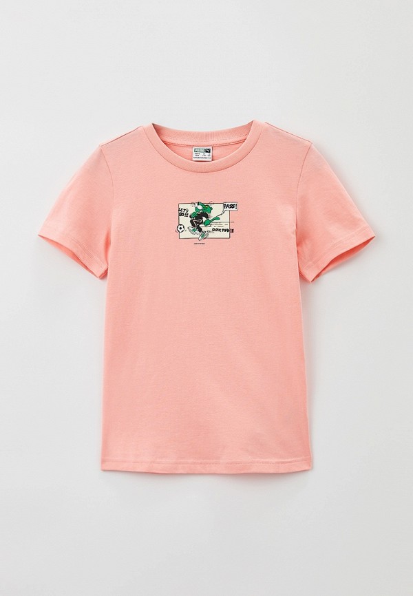 PUMA Футболка - CLASSICS SUPER PUMA Tee B Peach Smoothie - фото 1