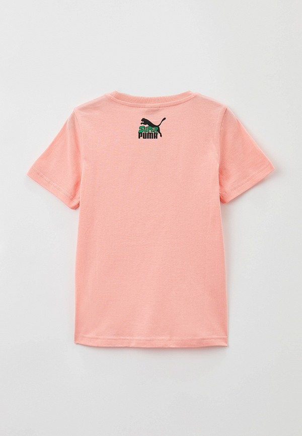 PUMA Футболка - CLASSICS SUPER PUMA Tee B Peach Smoothie - фото 2