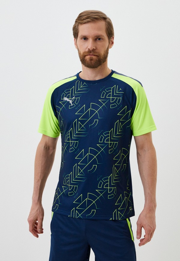 PUMA Футболка спортивная - teamLIGA Graphic Jersey Persian Blue-Pro - фото 1