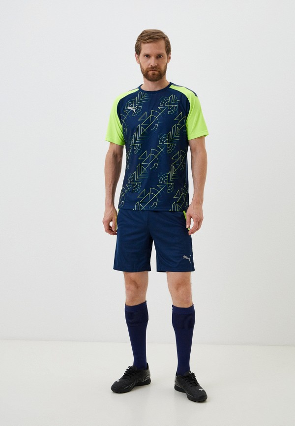 PUMA Футболка спортивная - teamLIGA Graphic Jersey Persian Blue-Pro - фото 2
