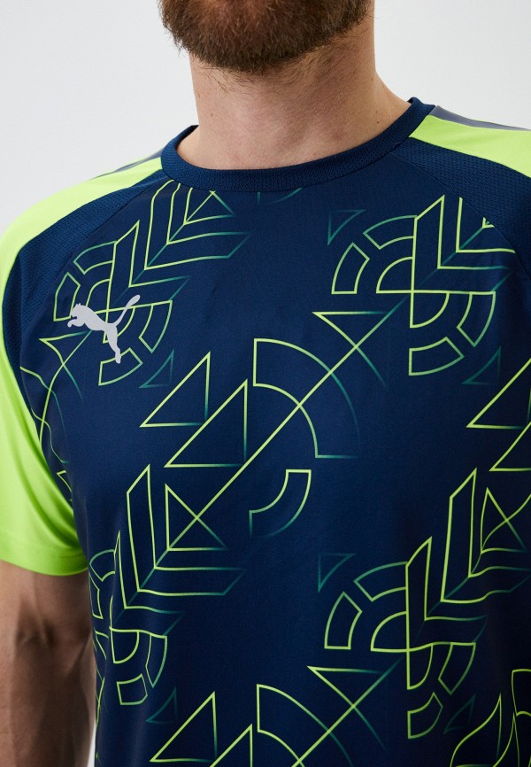 PUMA Футболка спортивная - teamLIGA Graphic Jersey Persian Blue-Pro - фото 4