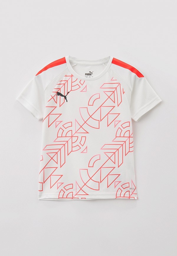 PUMA Футболка спортивная - teamLIGA Graphic Jersey Jr PUMA White-Fi - фото 1