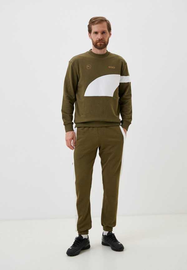 PUMA Брюки спортивные - KING Top Sweat Pants Olive Drab-Alpine S - фото 2