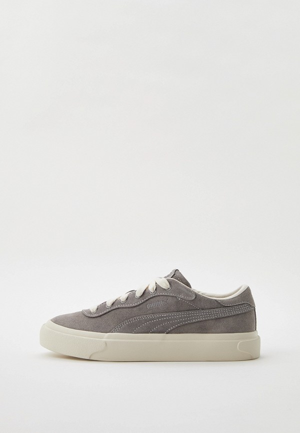Puma suede sale platform trace grey