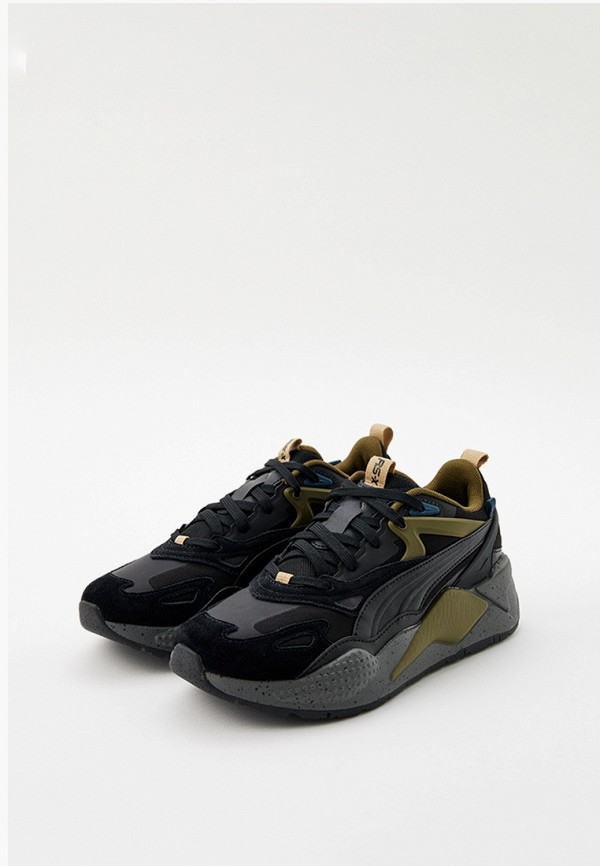 PUMA Кроссовки - RS-X Efekt Speckle PUMA Black-Olive Drab - фото 3
