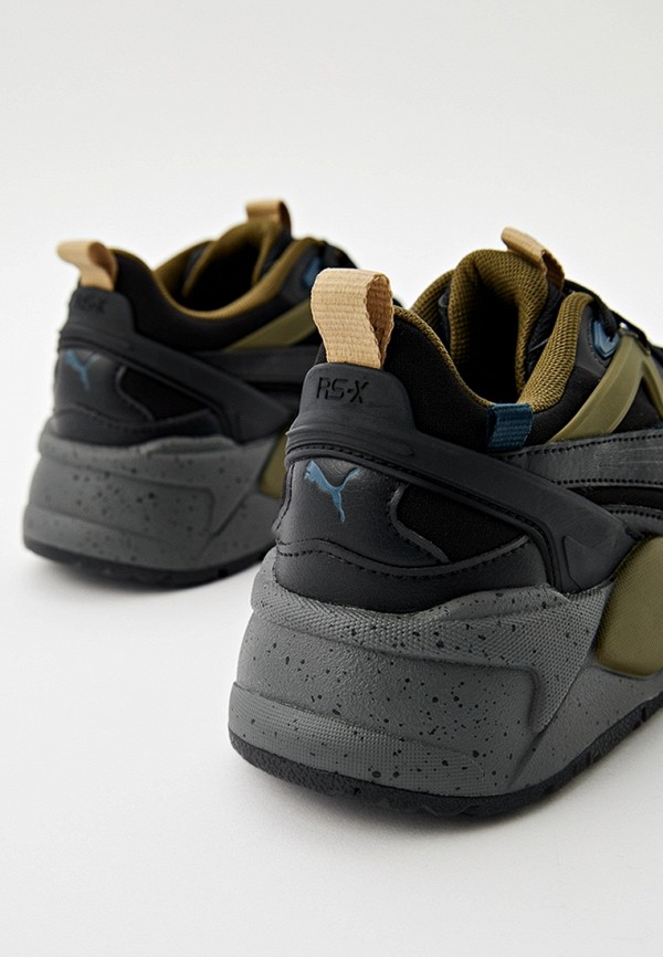 PUMA Кроссовки - RS-X Efekt Speckle PUMA Black-Olive Drab - фото 4
