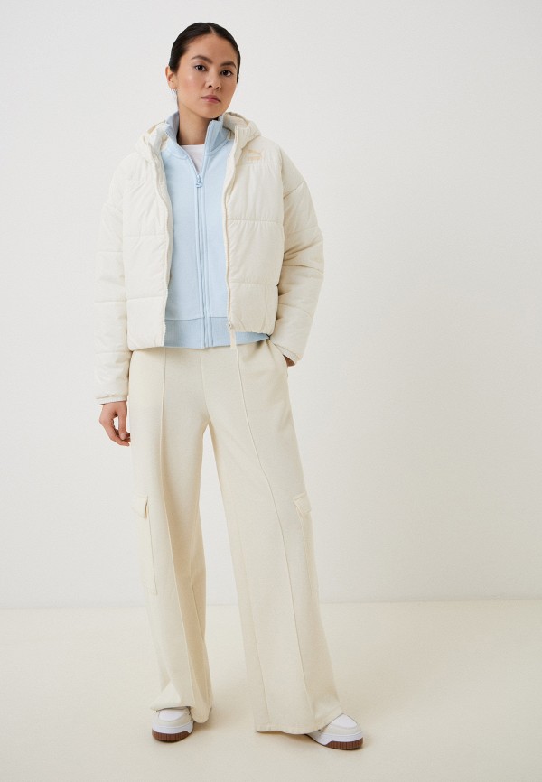 Куртка утепленная PUMA купить Ivory, RTLADC545001 Lamoda Jacket интернет-магазине Frosted — Classics цвет: белый, Padded в