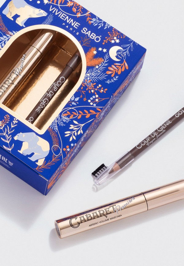 Набор для макияжа глаз Vivienne Sabo подарочный, цвет: мультиколор ...