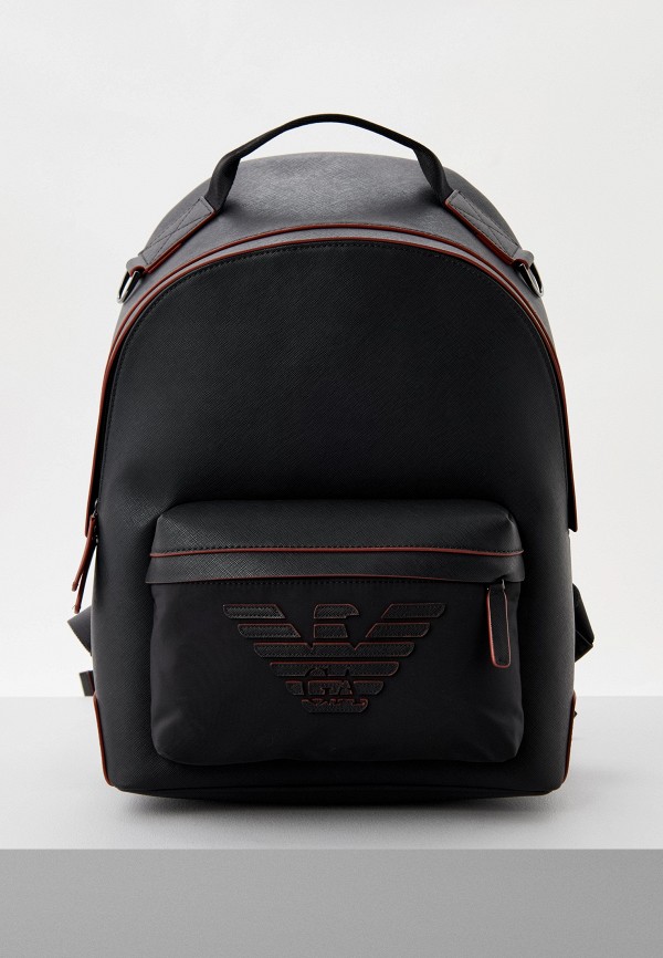 Emporio Armani Рюкзак - BLACK/ORANGE DETAIL - фото 1