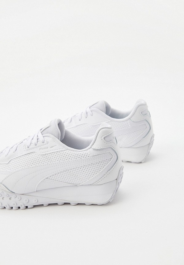 Кроссовки PUMA Blktop Rider Leather PUMA White-Glacial, цвет: белый ...