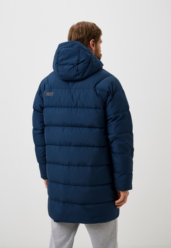 Пуховик PUMA Protective Hooded Down Coat Marine Blue, цвет: синий ...