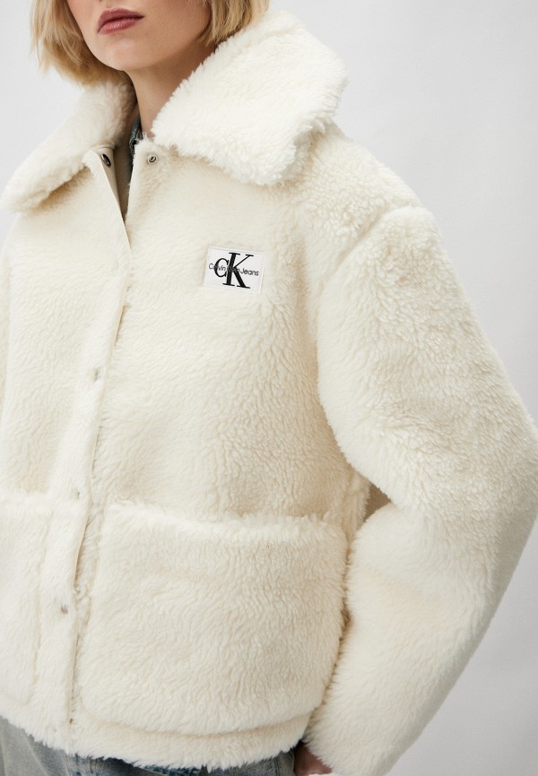 Куртка меховая Calvin Klein Jeans, цвет: белый, RTLADC715401 — купить в ...