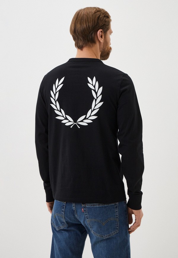 Лонгслив Fred Perry, цвет: черный, RTLADC731401 — купить в интернет ...