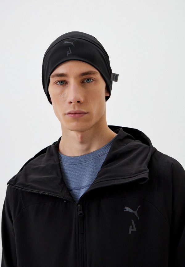 PUMA Шапка - SEASONS Beanie Puma Black - фото 4